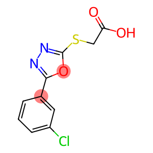 ([5-(3-CHLOROPHENYL)-1,3,4-OXADIAZOL-2-YL]THIO)ACETIC ACID