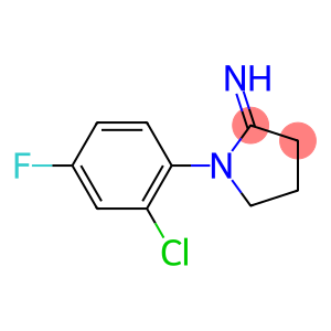 1-(2-chloro-4-fluorophenyl)pyrrolidin-2-imine