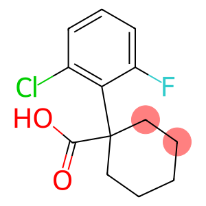 1-(2-chloro-6-fluorophenyl)cyclohexane-1-carboxylic acid