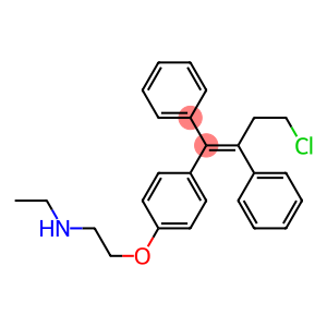 1-(2-Chloroethyl)-1-phenyl-2-[4-(2-ethylaminoethoxy)phenyl]-2-(phenyl)ethene