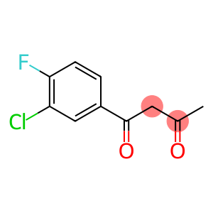 1-(3-chloro-4-fluorophenyl)butane-1,3-dione