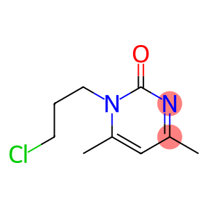 1-(3-chloropropyl)-4,6-dimethylpyrimidin-2(1H)-one