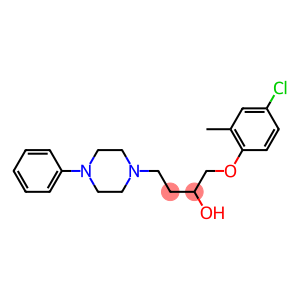 1-(4-Chloro-2-methylphenoxy)-4-[4-[phenyl]-1-piperazinyl]-2-butanol