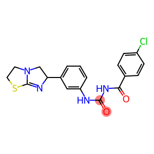 1-(4-Chlorobenzoyl)-3-[3-[[2,3,5,6-tetrahydroimidazo[2,1-b]thiazol]-6-yl]phenyl]urea