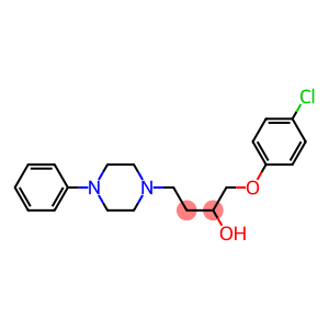 1-(4-Chlorophenoxy)-4-[4-[phenyl]-1-piperazinyl]-2-butanol