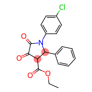 1-(4-Chlorophenyl)-4,5-dioxo-2-phenyl-3-pyrrolidinecarboxylic acid ethyl ester