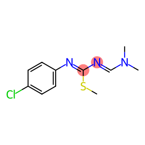 1-(4-Chlorophenyl)-4-dimethylamino-2-methylthio-1,3-diaza-1,3-butadiene