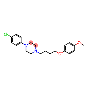 1-(4-Chlorophenyl)-4-[4-(4-methoxyphenoxy)butyl]piperazine