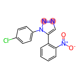 1-(4-Chlorophenyl)-5-(2-nitrophenyl)-1H-1,2,3-triazole