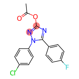 1-(4-Chlorophenyl)-5-(4-fluorophenyl)-1H-1,2,4-triazol-3-ol acetate