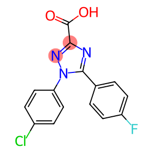 1-(4-Chlorophenyl)-5-(4-fluorophenyl)-1H-1,2,4-triazole-3-carboxylic acid