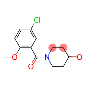 1-(5-chloro-2-methoxybenzoyl)piperidin-4-one