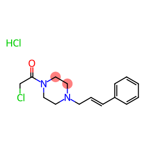 1-(CHLOROACETYL)-4-[(2E)-3-PHENYLPROP-2-ENYL]PIPERAZINE HYDROCHLORIDE