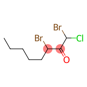 1-Chloro-1,3-dibromo-2-octanone