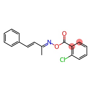 1-chloro-2-({[(1-methyl-3-phenylprop-2-enylidene)amino]oxy}carbonyl)benzene