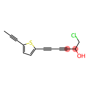 1-Chloro-6-[5-(1-propynyl)-2-thienyl]-3,5-hexadiyn-2-ol