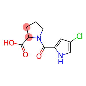 1-[(4-chloro-1H-pyrrol-2-yl)carbonyl]pyrrolidine-2-carboxylic acid