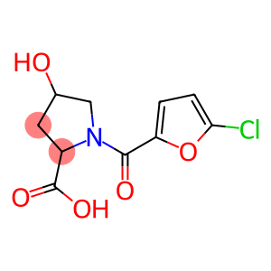 1-[(5-chlorofuran-2-yl)carbonyl]-4-hydroxypyrrolidine-2-carboxylic acid