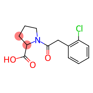 1-[2-(2-chlorophenyl)acetyl]pyrrolidine-2-carboxylic acid