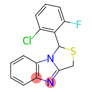 1-[2-Chloro-6-fluorophenyl]-3H-thiazolo[3,4-a]benzimidazole