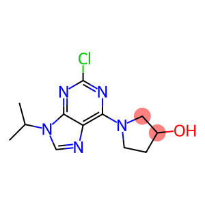 1-[2-chloro-9-(1-methylethyl)-9H-purin-6-yl]pyrrolidin-3-ol