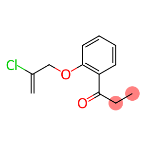 1-{2-[(2-chloroprop-2-en-1-yl)oxy]phenyl}propan-1-one