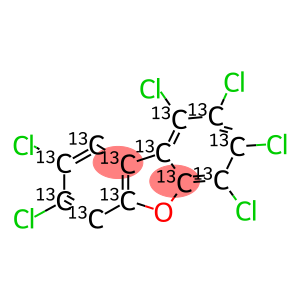 [13C12]-1,2,3,4,7,8-六氯氧芴