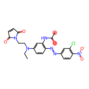2'-(3-Chloro-4-nitrophenylazo)-5'-[N-ethyl-N-[2-(2,5-dioxo-2,5-dihydro-1H-pyrrol-1-yl)ethyl]amino]acetanilide