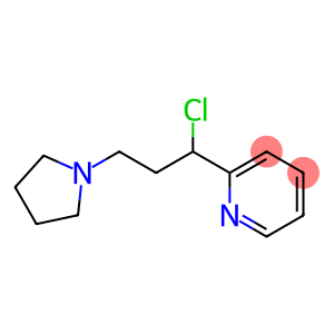 2-(1-chloro-3-pyrrolidin-1-ylpropyl)pyridine