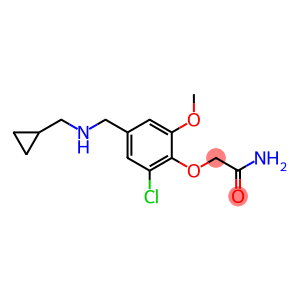 2-(2-chloro-4-{[(cyclopropylmethyl)amino]methyl}-6-methoxyphenoxy)acetamide