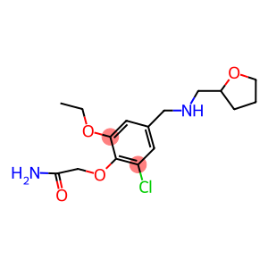 2-(2-chloro-6-ethoxy-4-{[(tetrahydro-2-furanylmethyl)amino]methyl}phenoxy)acetamide