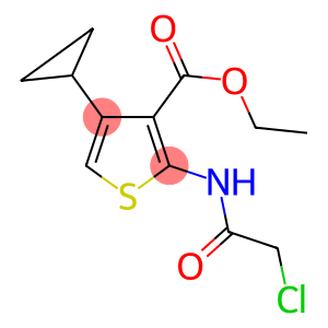 2-(2-CHLORO-ACETYLAMINO)-4-CYCLOPROPYL-THIOPHENE-3-CARBOXYLIC ACID ETHYL ESTER