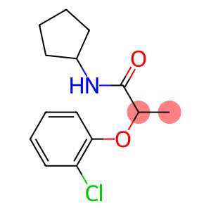 2-(2-chlorophenoxy)-N-cyclopentylpropanamide