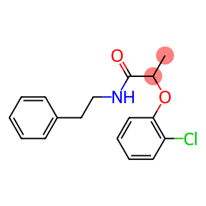 2-(2-chlorophenoxy)-N-phenethylpropanamide