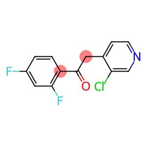 2-(3-CHLORO-PYRIDIN-4-YL)-1-(2,4-DIFLUORO-PHENYL)-ETHANONE