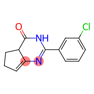 2-(3-Chlorophenyl)-5,6-dihydro-3H-cyclopentapyrimidin-4(4aH)-one