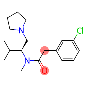 2-(3-Chlorophenyl)-N-methyl-N-[(S)-2-methyl-1-(1-pyrrolidinylmethyl)propyl]acetamide