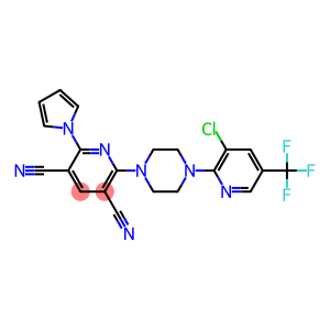 2-(4-(3-Chloro-5-(trifluoromethyl)-2-pyridinyl)piperazino)-6-(1H-pyrrol-1-yl)-3,5-pyridinedicarbonitrile