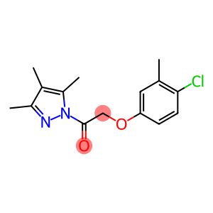 2-(4-chloro-3-methylphenoxy)-1-(3,4,5-trimethyl-1H-pyrazol-1-yl)-1-ethanone