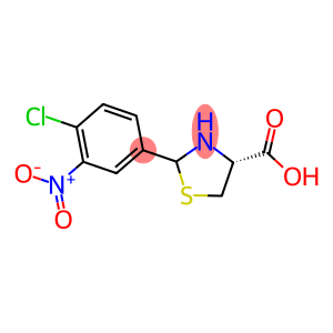 2-(4-CHLORO-3-NITROPHENYL)-1,3-THIAZOLANE-4-CARBOXYLIC ACID