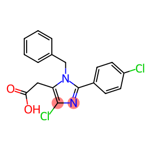 2-(4-Chlorophenyl)-1-benzyl-4-chloro-1H-imidazole-5-acetic acid