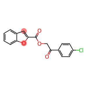 2-(4-chlorophenyl)-2-oxoethyl 1-benzofuran-2-carboxylate