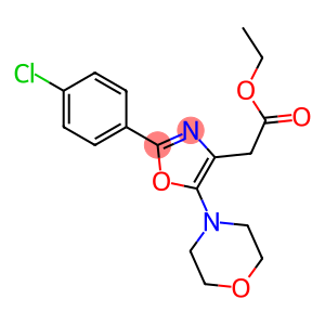 2-(4-Chlorophenyl)-5-morpholinooxazole-4-acetic acid ethyl ester