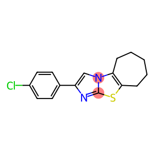 2-(4-chlorophenyl)-6,7,8,9-tetrahydro-5H-cyclohepta[d]imidazo[2,1-b][1,3]thiazole