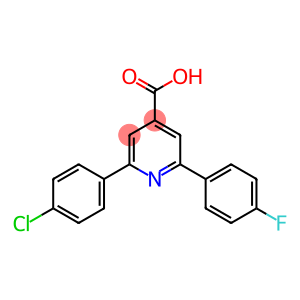 2-(4-chlorophenyl)-6-(4-fluorophenyl)pyridine-4-carboxylic acid