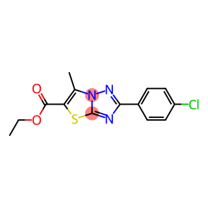 2-(4-Chlorophenyl)-6-methylthiazolo[3,2-b][1,2,4]triazole-5-carboxylic acid ethyl ester