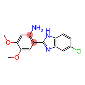 2-(5-chloro-1H-1,3-benzodiazol-2-yl)-4,5-dimethoxyaniline