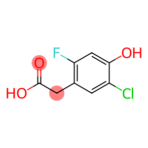 2-(5-CHLORO-2-FLUORO-4-HYDROXYPHENYL)ACETIC ACID