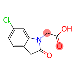 2-(6-chloro-2-oxo-2,3-dihydro-1H-indol-1-yl)acetic acid