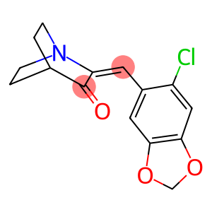 2-(6-CHLORO-BENZO[1,3]DIOXOL-5-YLMETHYLENE)-1-AZA-BICYCLO[2.2.2]OCTAN-3-ONE